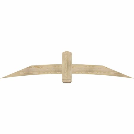 Ekena Millwork Bellingham Rough Sawn Timber Gable Bracket, Douglas Fir, 84"W x 17"H x 6"D x 6"F, 5/12 Pitch GBW084X17X0606BEL00RDF